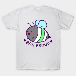 BEE proud: agender flag T-Shirt